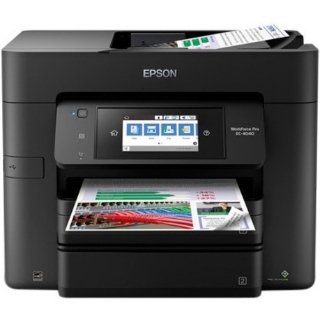 Picture of Epson WorkForce Pro EC-4040 Wireless Inkjet Multifunction Printer-Color-Copier/Fax/Scanner-4800x1200 Print-Automatic Duplex Print-30000 Pages Monthly-500 sheets Input-Color Scanner-1200 Optical Scan-Color Fax- Ethernet-Wireless LAN-Apple AirPrint