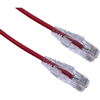Picture of Axiom 100FT CAT6A BENDnFLEX Ultra-Thin Snagless Patch Cable 650mhz (Red)