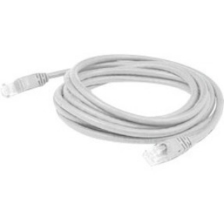 Picture of AddOn 10ft RJ-45 (Male) to RJ-45 (Male) Straight White Cat5e UTP PVC Copper Patch Cable