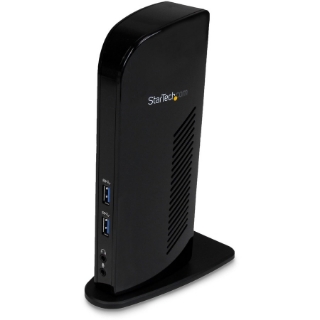 Picture of StarTech.com USB 3.0 Docking Station - Compatible with Windows / macOS - Supports Dual Displays - HDMI and DVI - DVI to VGA Adapter Included - USB3SDOCKHD