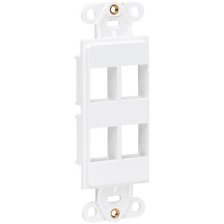 Picture of Tripp Lite Center Plate Insert, Decora Style - Vertical, 4 Ports