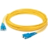 Picture of AddOn 27m SC (Male) to SC (Male) Straight Yellow OS2 Duplex Plenum Fiber Patch Cable