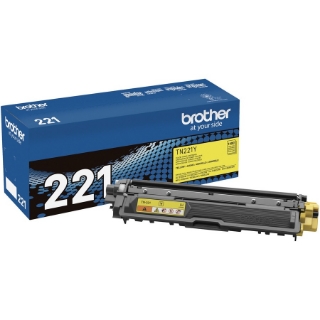 Picture of Brother Genuine TN221Y Yellow Toner Cartridge