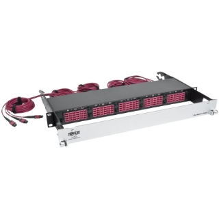 Picture of Tripp Lite 50/125 OM4 Pre-assembled 40GB-10GB Patch Panel 15 MTP QSFP-60 LC