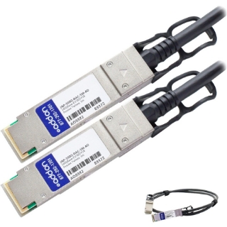 Picture of AddOn Juniper Networks JNP-100G-DAC-1M Compatible TAA Compliant 100GBase-CU QSFP28 to QSFP28 Direct Attach Cable (Passive Twinax, 1m)