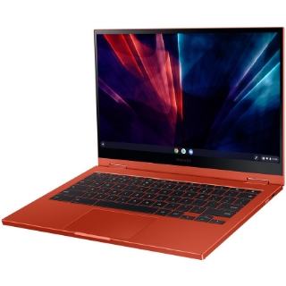 Picture of Samsung Galaxy Chromebook 2 XE530QDA-KA1US 13.3" Touchscreen Convertible 2 in 1 Chromebook - Full HD - 1920 x 1080 - Intel Core i3 10th Gen i3-10110U 2.10 GHz - 8 GB Total RAM - Fiesta Red