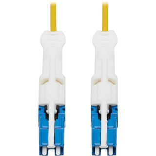 Picture of Tripp Lite Duplex Singemode 400Gb Fiber Optic Cable 9/125 OS2 LSZH Yellow 1M