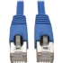 Picture of Tripp Lite Cat6a Snagless Shielded STP Patch Cable 10G, PoE, Blue M/M 25ft