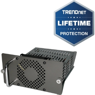 Picture of TRENDnet 100-240V Redundant Power Supply Module for TFC-1600 Chassis, Zero Downtime, Built-in Over Voltage and Short Circuit Protection, Lifetime Protection, TFC-1600RP