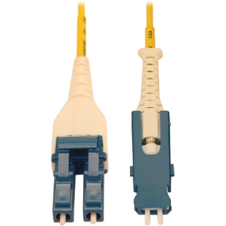 Picture of Tripp Lite N383L-02M 40/100/400G Singlemode 9/125 OS2 Fiber Cable, Yellow, 2 m (6.6 ft.)