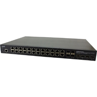 Picture of Transition Networks Managed Hardened Gigabit Ethernet PoE+ Rack Mountable Switch