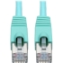 Picture of Tripp Lite Cat6a Snagless Shielded STP Patch Cable 10G, PoE, Aqua M/M 25ft