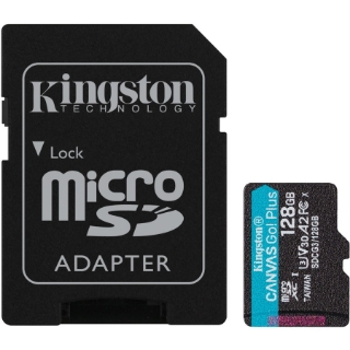 Picture of Kingston Canvas Go! Plus 128 GB Class 10/UHS-I (U3) microSDXC