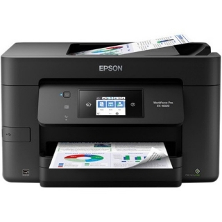 Picture of Epson WorkForce Pro EC-4020 Wireless Inkjet Multifunction Printer-Color-Copier/Fax/Scanner-4800x1200 Print-Automatic Duplex Print-30000 Pages Monthly-250 sheets Input-Color Scanner-1200 Optical Scan-Color Fax- Ethernet-Wireless LAN-Apple AirPrint
