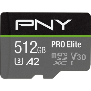 Picture of PNY PRO Elite 512 GB Class 10/UHS-I (U3) microSDXC