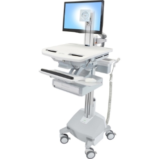 Picture of Ergotron StyleView Cart with LCD Pivot, LiFe Powered, 1 Drawer