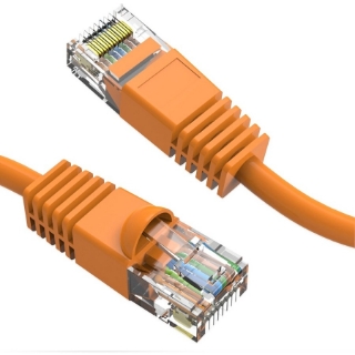 Picture of Axiom 12FT CAT6 UTP 550mhz Patch Cable Snagless Molded Boot (Orange)