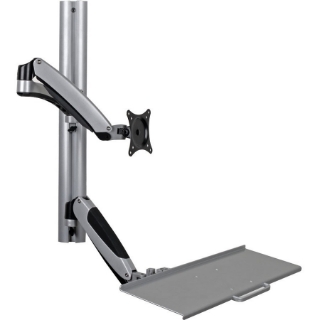 Picture of Tripp Lite Wall-Mount for Sit-Stand Desktop Workstation Standing Desk w/ Thin Client Mount