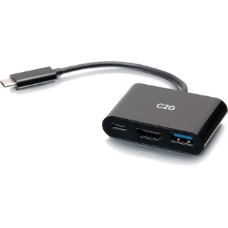 Picture of C2G USB C Mini Docking Station - USB C to HDMI, USB 3.0 & USB C