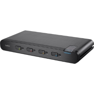 Picture of Belkin Advanced Secure Ultra High Def KVM Switch; 4-Port Plus