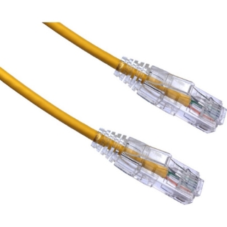 Picture of Axiom 5FT CAT6A BENDnFLEX Ultra-Thin Snagless Patch Cable 650mhz (Yellow)