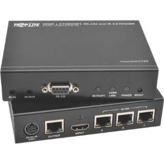 Picture of Tripp Lite HDBaseT HDMI Over Cat5e Cat6 Cat6a Extender Kit w/ Ethernet, Serial and IR Control 150m 500ft