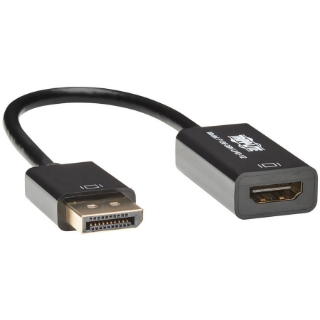 Picture of Tripp Lite 6in DisplayPort to HDMI Adapter Converter 4K x 2K @ 24/30Hz Active UHD DP to HDMI M/F DPort 1.2 6"