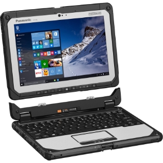 Picture of Panasonic TOUGHBOOK CF-20 CF-20G5108VM LTE Advanced 10.1" Touchscreen Detachable 2 in 1 Notebook - 1920 x 1200 - Intel Core i5 7th Gen i5-7Y57 Dual-core (2 Core) 1.20 GHz - 8 GB Total RAM - 256 GB SSD