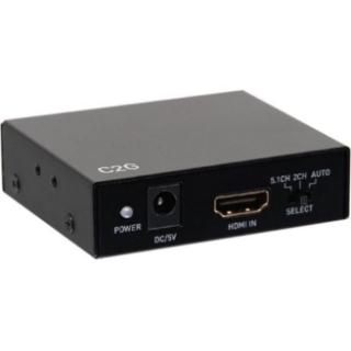 Picture of C2G HDMI Audio Extractor with TOSLINK, SPDIF and 3.5mm - 4K 60Hz