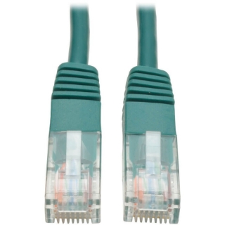 Picture of Tripp Lite 1ft Cat5e / Cat5 350MHz Molded Patch Cable RJ45 M/M Green 1'