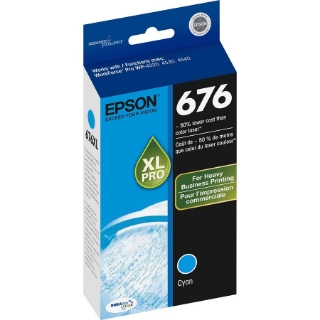 Picture of Epson DURABrite Ultra 676 Original Ink Cartridge - Cyan