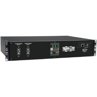 Picture of Tripp Lite PDU Switched ATS 208V 30A 16 C13; 2 C19; 1 L6-30R Horizontal 2U TAA