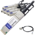 Picture of AddOn Juniper Networks QFX-QSFP-DAC-5M Compatible TAA Compliant 40GBase-CU QSFP+ to QSFP+ Direct Attach Cable (Passive Twinax, 5m)