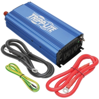Picture of Tripp Lite 750W Compact Power Inverter Mobile Portable 2 Outlets 1 USB Port