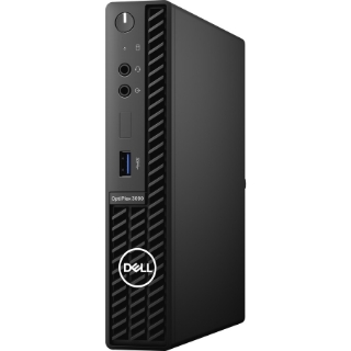 Picture of Dell OptiPlex 3000 3090 Desktop Computer - Intel Core i3 10th Gen i3-10105 Quad-core (4 Core) 3.70 GHz - 8 GB RAM DDR4 SDRAM - 256 GB M.2 PCI Express NVMe SSD - Micro PC - Black