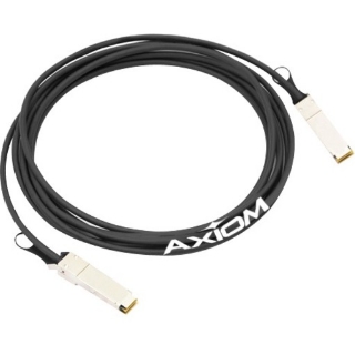 Picture of Axiom 40GBASE-CR4 QSFP+ to 4 10GBASE-CU SFP+ Passive DAC Oracle Compatible 1m