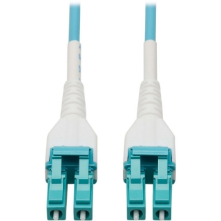 Picture of Tripp Lite Fiber Cable 100G MMF Duplex 50/125 OM4 LC/LC Armored Aqua 15M