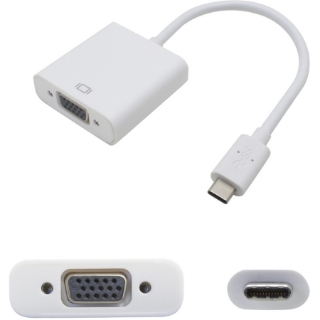 Picture of AddOn 5-Pack of USB 3.1 (C) Male to VGA Female White Adapters