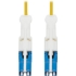 Picture of Tripp Lite Duplex Singemode 400Gb Fiber Optic Cable 9/125 OS2 LSZH Yellow 10M