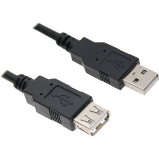 Picture of Axiom USB 2.0 Type-A to USB Type-A Extension Cable M/F 6ft