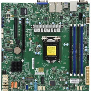 Picture of Supermicro X11SCH-LN4F Server Motherboard - Intel C246 Chipset - Socket H4 LGA-1151 - Micro ATX