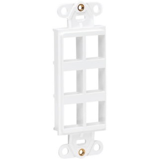 Picture of Tripp Lite Center Plate Insert, Decora Style - Vertical, 6 Ports