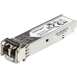 Picture of StarTech.com Juniper SFP-1GE-LH Compatible SFP Module - 1000BASE-ZX - 1GE SFP 1GbE Single Mode Fiber SMF Optic Transceiver - 80km DDM