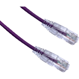 Picture of Axiom 40FT CAT6A BENDnFLEX Ultra-Thin Snagless Patch Cable 650mhz (Purple)
