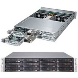 Picture of Supermicro SuperServer 6028TP-HC1FR Barebone System - 2U Rack-mountable - Socket LGA 2011-v3 - 2 x Processor Support