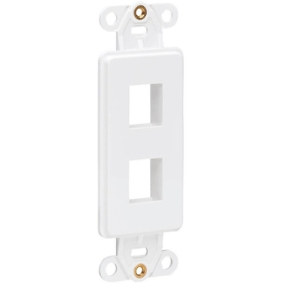 Picture of Tripp Lite Center Plate Insert, Decora Style - Vertical, 2 Ports