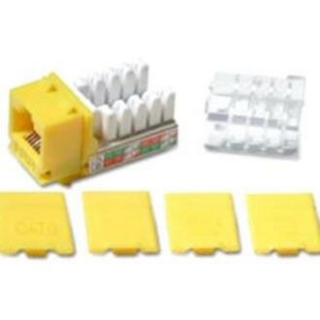 Picture of C2G Cat6 RJ45 UTP Keystone Jack - Yellow