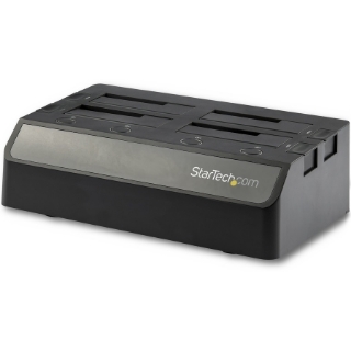 Picture of StarTech.com 4 Bay SATA HDD Docking Station - For 2.5 / 3.5in SSD / HDDs - USB 3.1 (10Gbps) - USB-C / USB-A - Hard Drive Docking Station