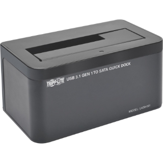 Picture of Tripp Lite USB-C to SATA Hard Drive Quick Dock for 2.5in and 3.5in HDD SSD