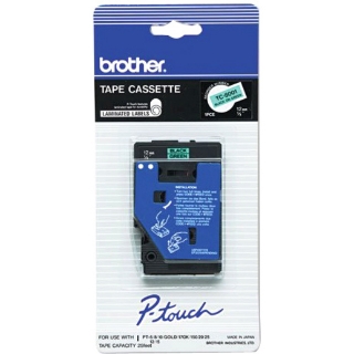 Picture of Brother P-Touch Black on Green